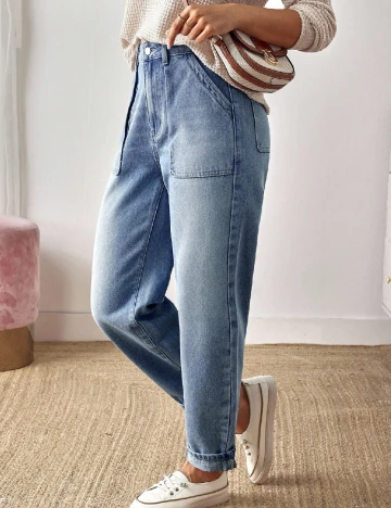 Blugi SHEIN, albastru