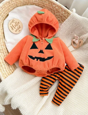 Compleu Shein Kids, portocaliu