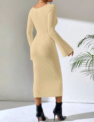 Rochie medie SHEIN, crem