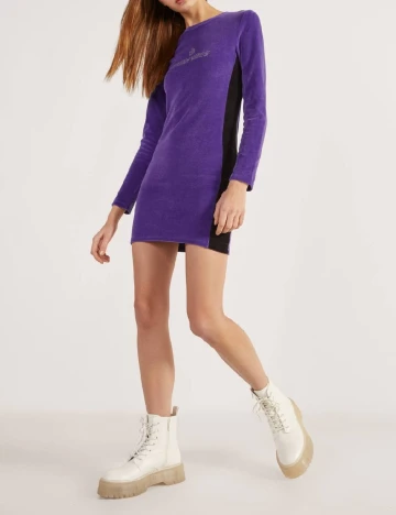 Rochie scurta Bershka, mov