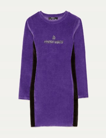 Rochie scurta Bershka, mov