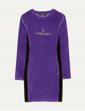 Rochie scurta Bershka, mov