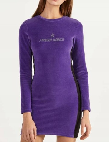 Rochie scurta Bershka, mov