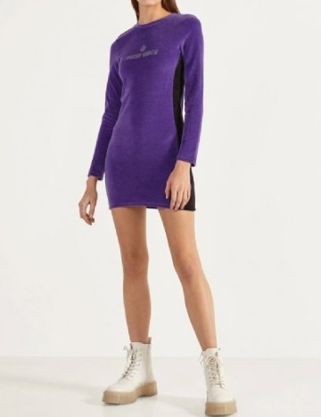 Rochie scurta Bershka, mov