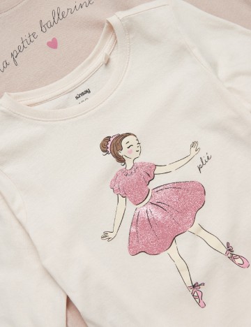 Set bluze 2 bucati Sinsay, crem/bej