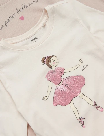 Set bluze 2 bucati Sinsay, crem/bej