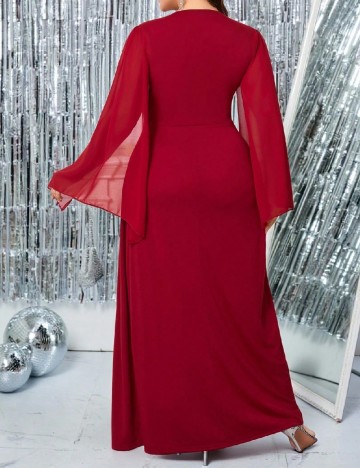 Rochie lunga SHEIN CURVE, rosu