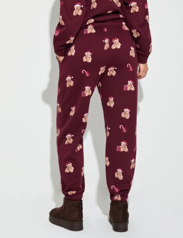 Pantaloni Sinsay, visiniu