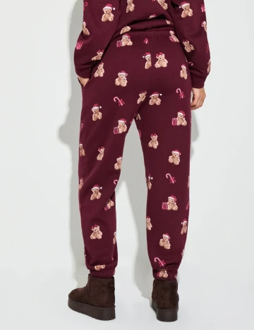 Pantaloni Sinsay, visiniu