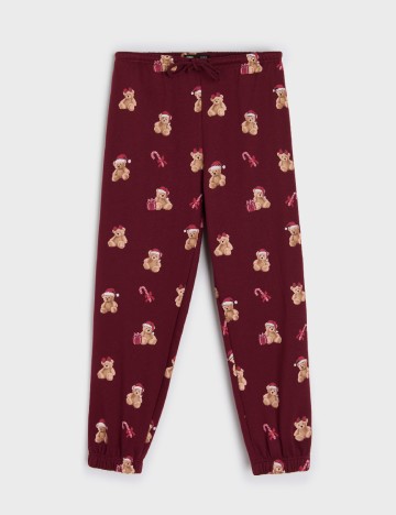 Pantaloni Sinsay, visiniu