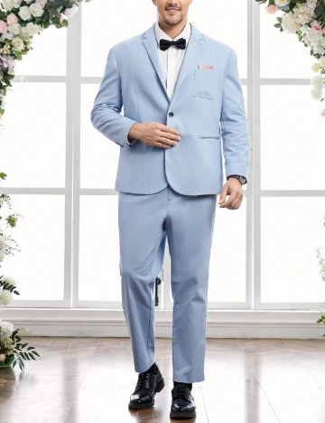 Costum SHEIN Plus Size Men, bleu