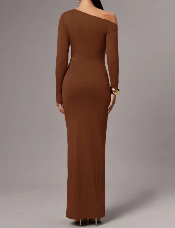 Rochie lunga SHEIN, maro