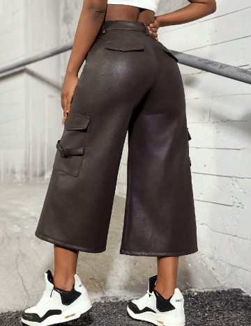 Pantaloni SHEIN, maro