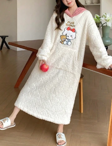 Rochie de noapte Dazy, ecru