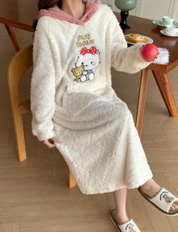 Rochie de noapte Dazy, ecru