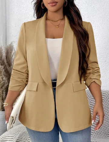 Sacou SHEIN CURVE, maro