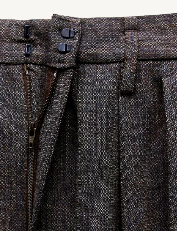 Pantaloni Zara, maro