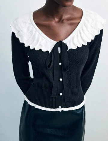 Cardigan SHEIN, negru