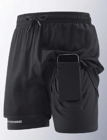 Pantaloni scurti SHEIN, negru