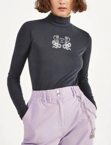 Bluza Bershka, gri inchis