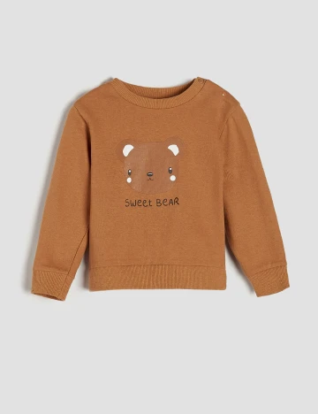 Set bluze 2 bucati Sinsay, maro/alb