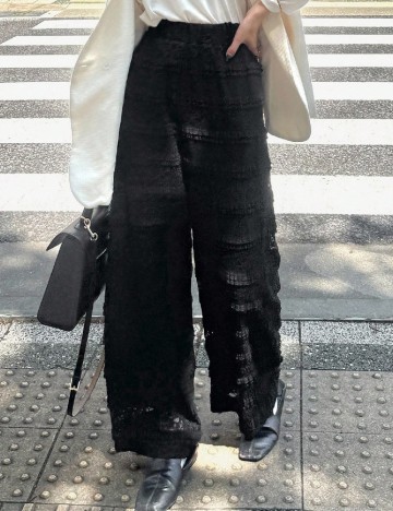 Pantaloni SHEIN, negru