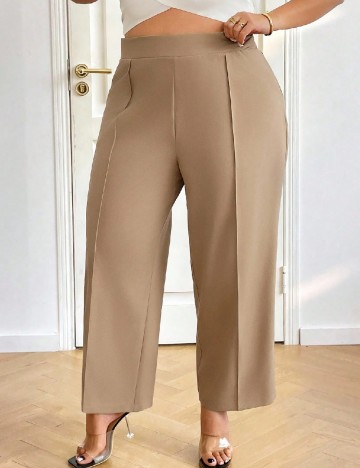 
						Pantaloni SHEIN CURVE, maro