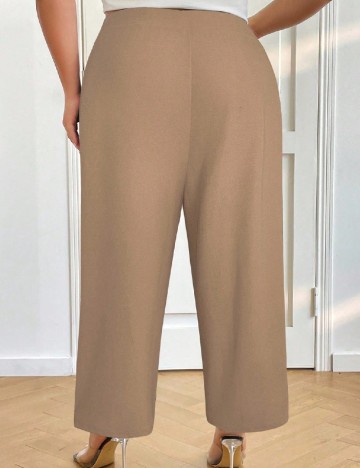 Pantaloni SHEIN CURVE, maro