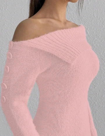 Rochie scurta SHEIN, roz