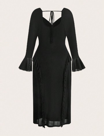 Rochie lunga SHEIN CURVE, negru