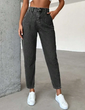 Blugi SHEIN, gri inchis