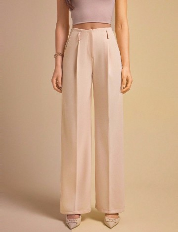 
						Pantaloni SHEIN, crem