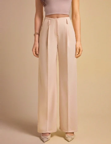 Pantaloni SHEIN, crem