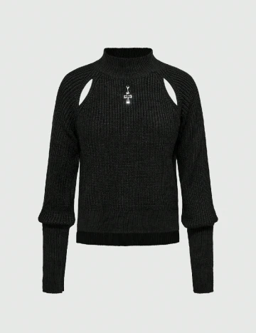 Pulover Romwe, negru