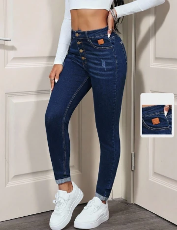 Blugi SHEIN, albastru