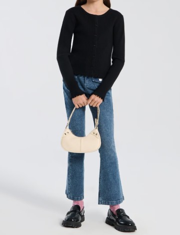 
						Cardigan Sinsay, negru