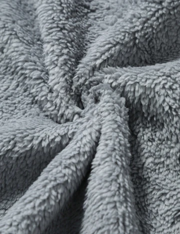 Jacheta SHEIN Plus Size Men, gri inchis