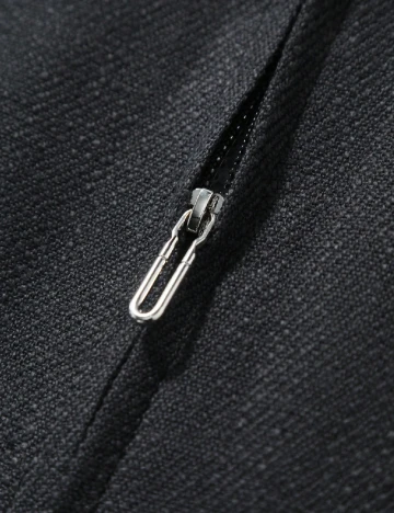 Jacheta SHEIN Plus Size Men, gri inchis