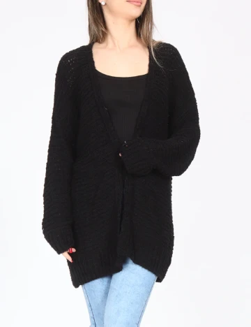 Cardigan Bershka, negru
