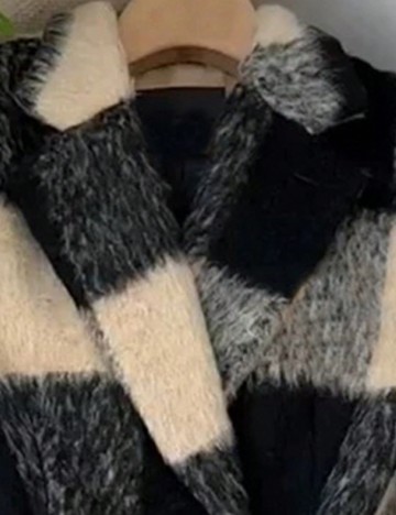 Palton SHEIN, crem/negru