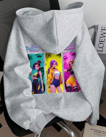 Hanorac Shein Kids, gri