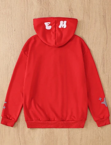 Hanorac Shein Kids, rosu