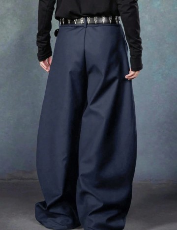 Pantaloni SHEIN, bleumarin