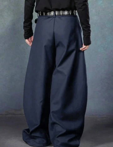 Pantaloni SHEIN, bleumarin