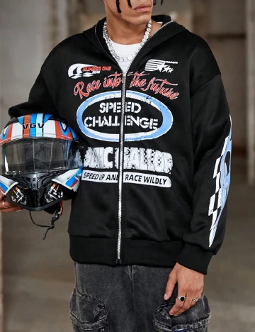 Hanorac SHEIN, negru