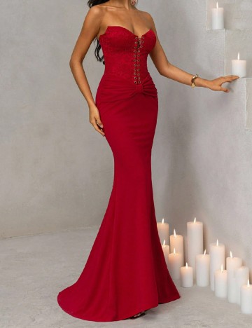 Rochie lunga SHEIN, rosu