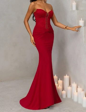 Rochie lunga SHEIN, rosu