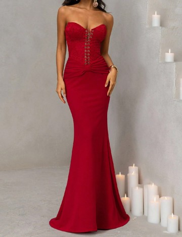 
						Rochie lunga SHEIN, rosu