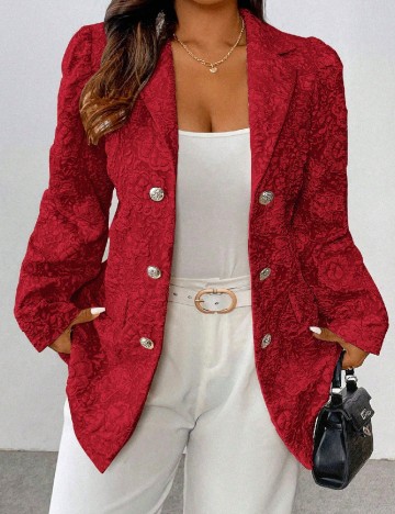 
						Sacou SHEIN CURVE, rosu