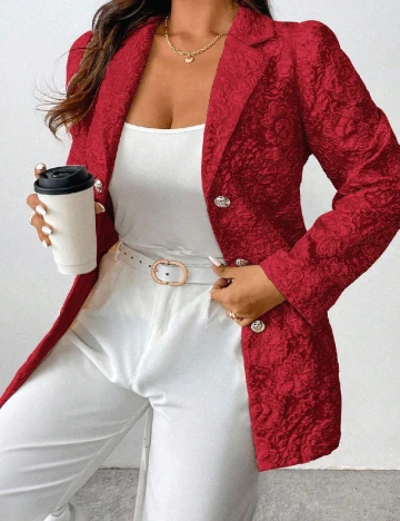 Sacou SHEIN CURVE, rosu